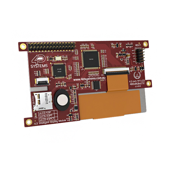 ULCD-43PT 4D Systems Pty Ltd  Modules d'affichage - LCD OLED Graphic